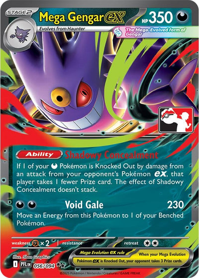 Mega Gengar ex (Prize Pack Series Cards) (056/094)