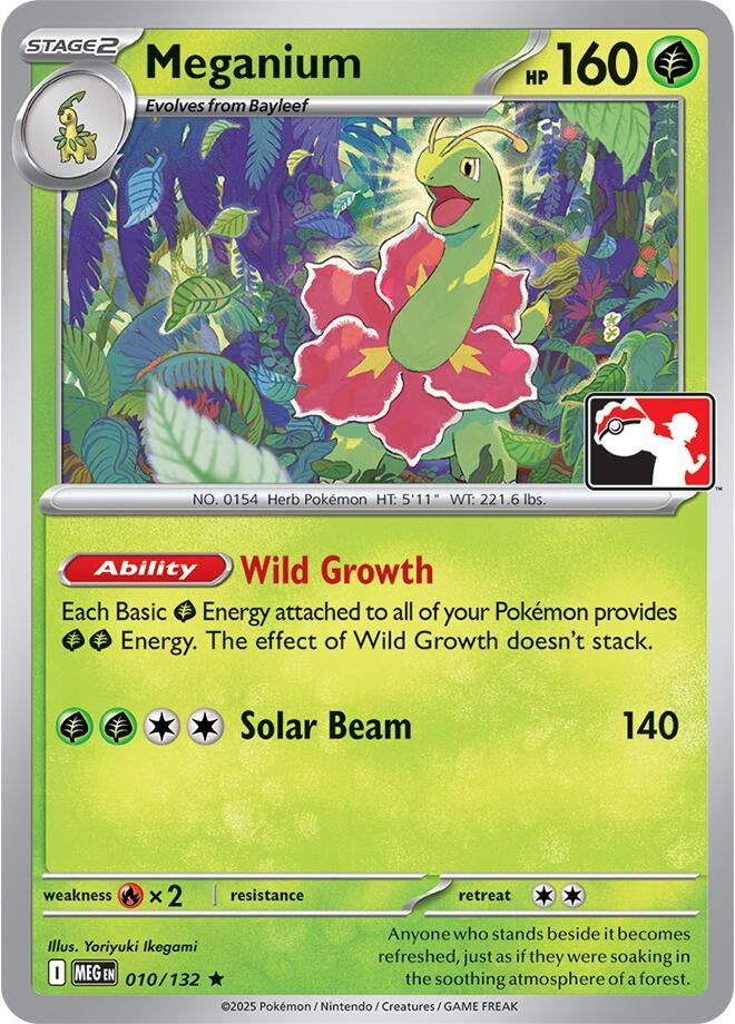 Image for Meganium (Prize Pack Series Cards) (010/132) - Pokemon