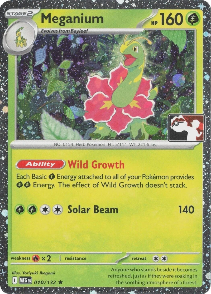 Image for Meganium - 010/132 (Cosmos Holo) (Prize Pack Series Cards) (010/132) - Pokemon