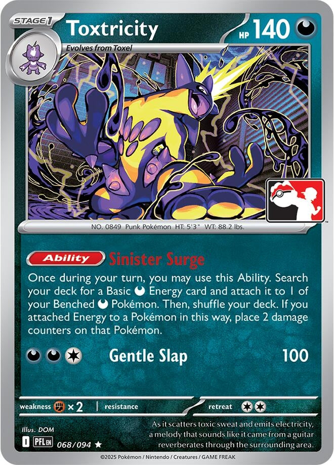 Image for Toxtricity (Prize Pack Series Cards) (068/094) - Pokemon