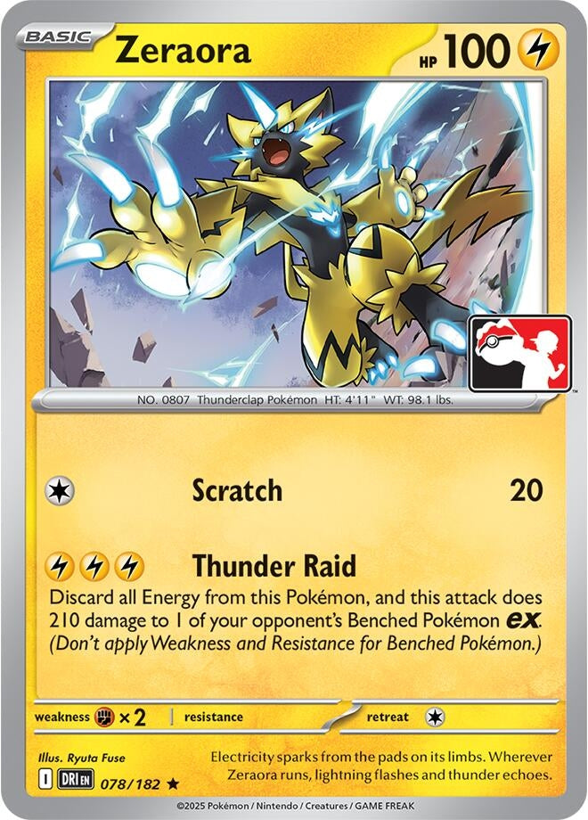 Image for Zeraora (Prize Pack Series Cards) (078/182) - Pokemon