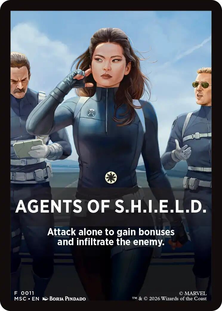 Image for Agents of S.H.I.E.L.D. Theme Card (Commander: Marvel Super Heroes) (11) (MSC) - Magic: The Gathering