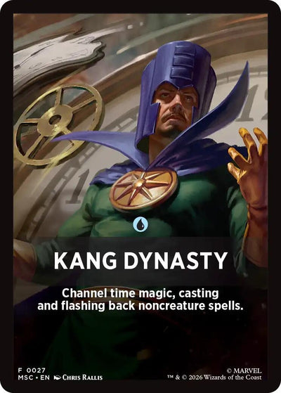 Kang Dynasty Theme Card (Commander: Marvel Super Heroes) (27) (MSC)
