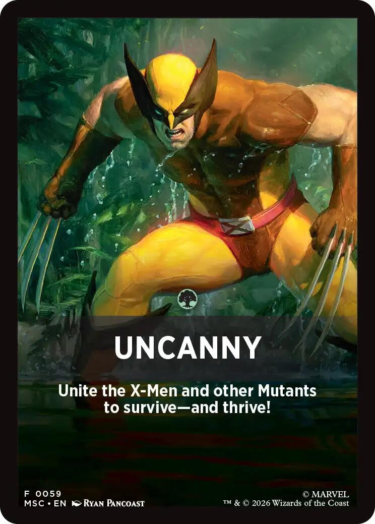 Image for Uncanny Theme Card (Commander: Marvel Super Heroes) (59) (MSC) - Magic: The Gathering