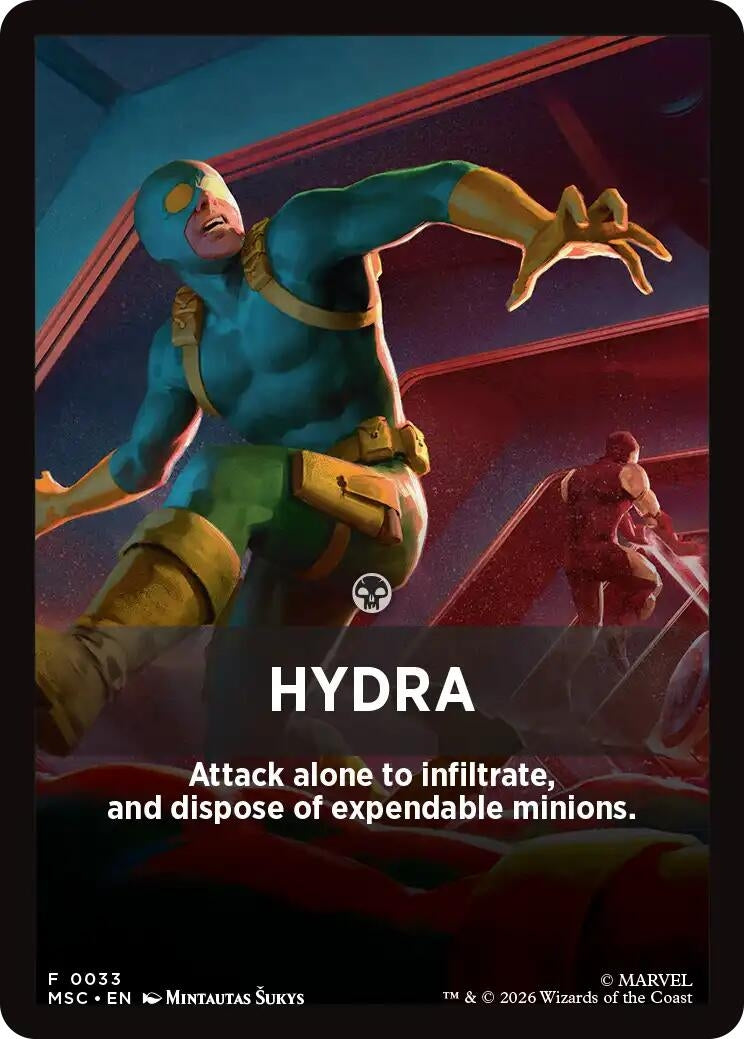Image for Hydra Theme Card (0033) (Commander: Marvel Super Heroes) (33) (MSC) - Magic: The Gathering