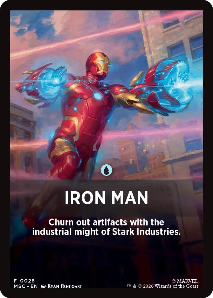 Image for Iron Man Theme Card (Commander: Marvel Super Heroes) (26) (MSC) - Magic: The Gathering