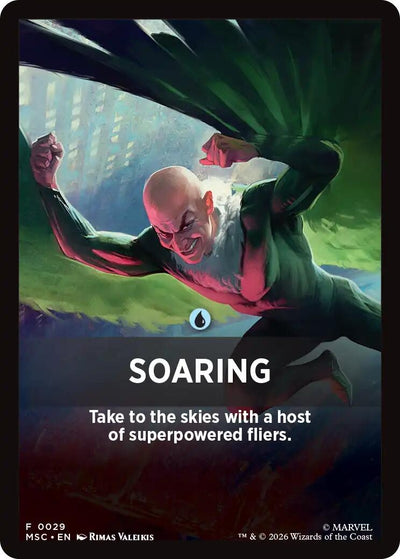Soaring Theme Card (Commander: Marvel Super Heroes) (29) (MSC)