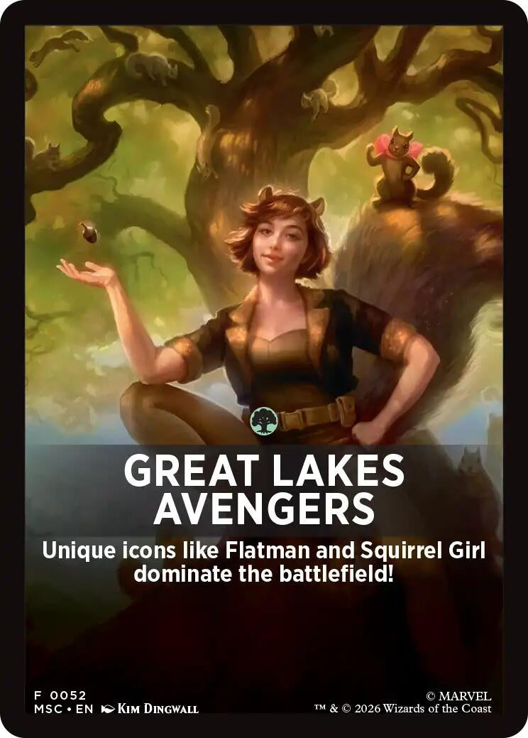 Image for Great Lakes Avengers Theme Card (Commander: Marvel Super Heroes) (52) (MSC) - Magic: The Gathering