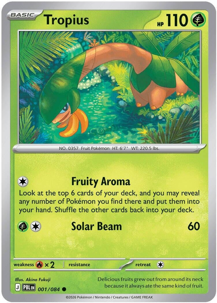 Tropius (ME05: Pitch Black) (001/084) (ME05)