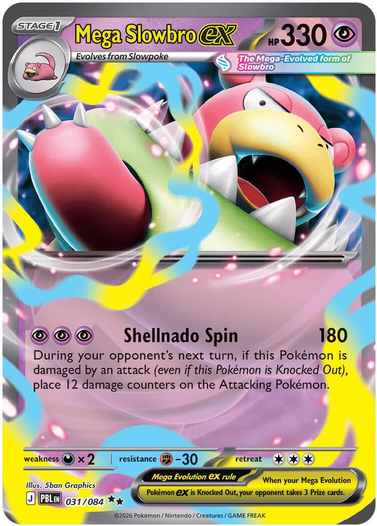 Mega Slowbro ex (ME05: Pitch Black) (031/084) (ME05)