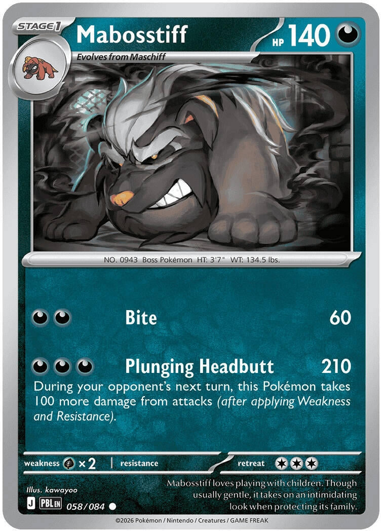 Mabosstiff (ME05: Pitch Black) (058/084) (ME05)
