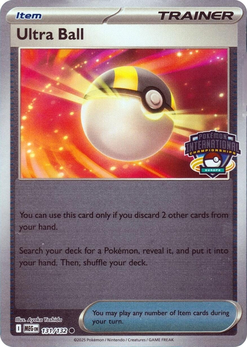 Image for Ultra Ball - European International Championship (League & Championship Cards) (131/132) (PR) - Pokemon
