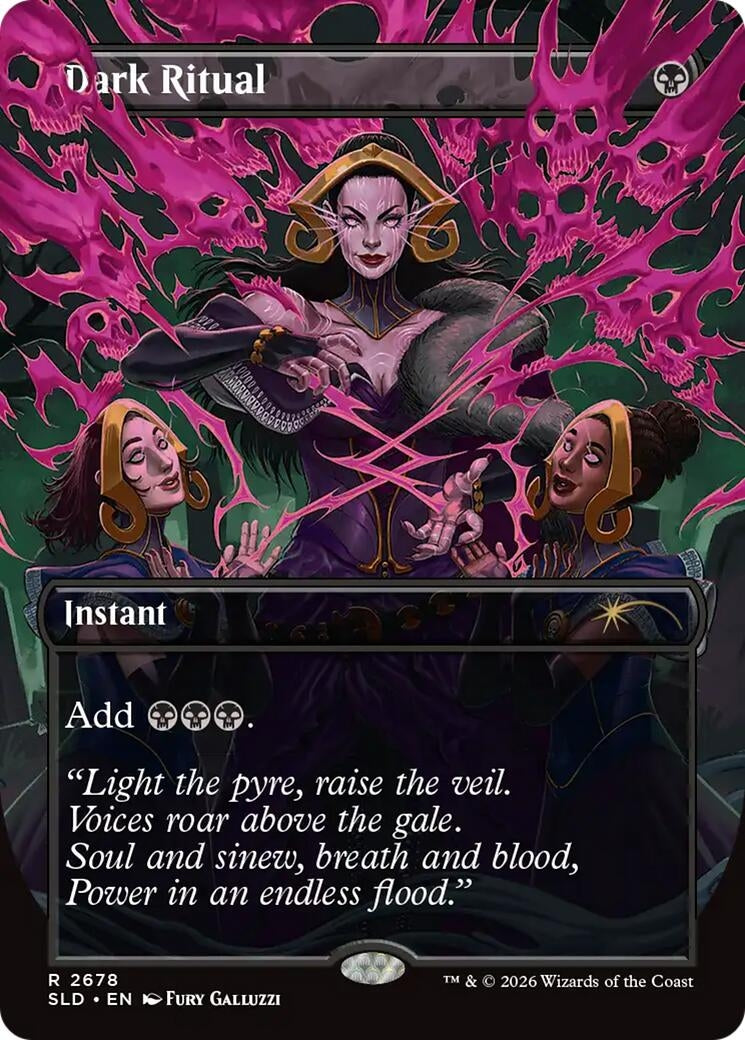 Image for Dark Ritual (2678) (Secret Lair Drop Series) (2678) (SLD) - Magic: The Gathering