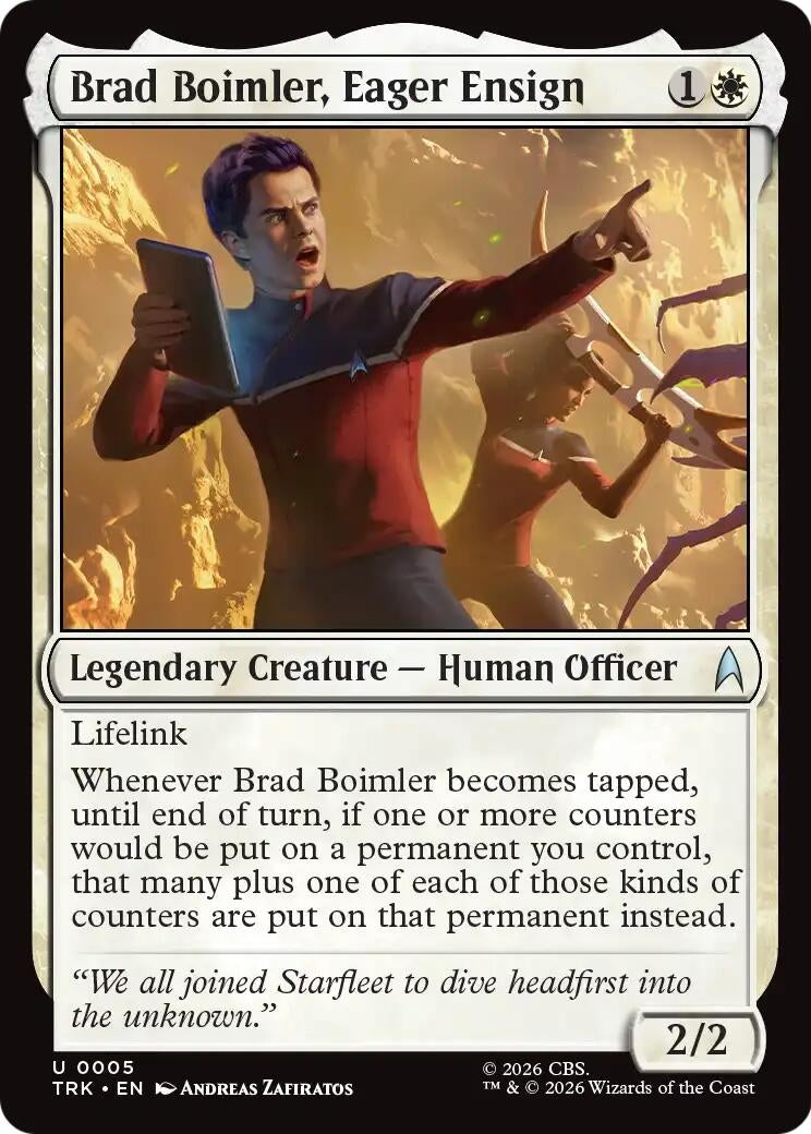 Image for Brad Boimler, Eager Ensign (Star Trek) (5) (TRK) - Magic: The Gathering