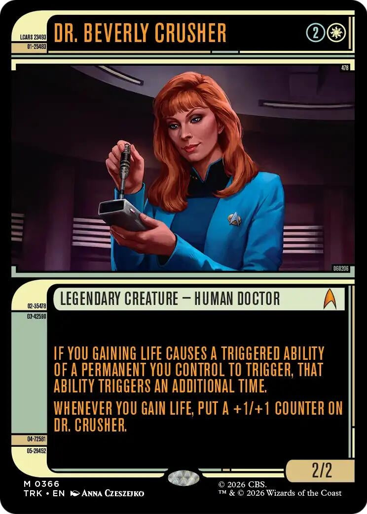 Image for Dr. Beverly Crusher (Showcase) (Star Trek) (366) (TRK) - Magic: The Gathering