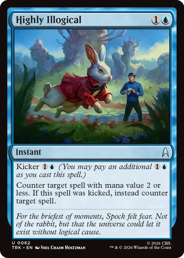 Image for Highly Illogical (Star Trek) (62) (TRK) - Magic: The Gathering