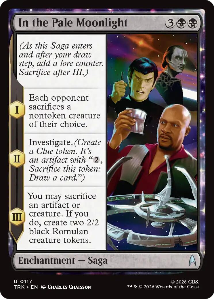 Image for In the Pale Moonlight (Star Trek) (117) (TRK) - Magic: The Gathering
