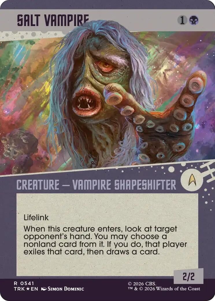 Image for Salt Vampire (Showcase) (Surge Foil) (Star Trek) (541) (TRK) - Magic: The Gathering
