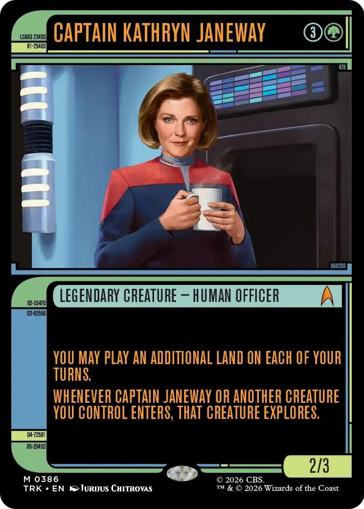 Image for Captain Kathryn Janeway (Showcase) (Star Trek) (386) (TRK) - Magic: The Gathering