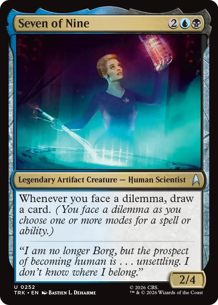 Image for Seven of Nine (Star Trek) (252) (TRK) - Magic: The Gathering