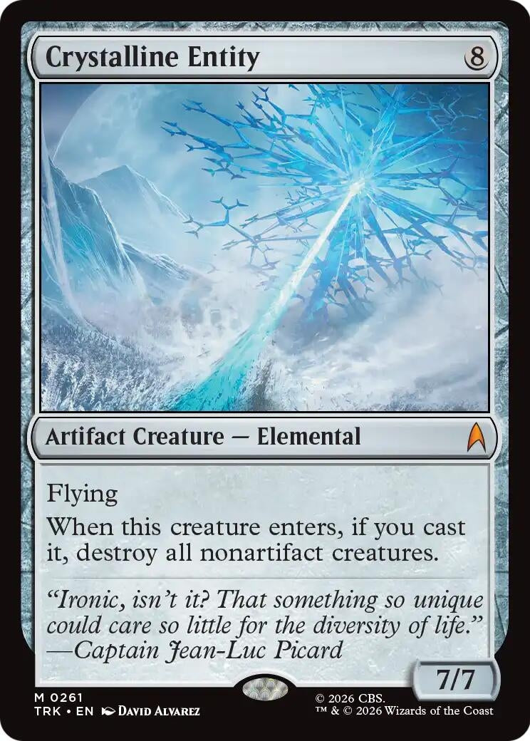 Image for Crystalline Entity (Star Trek) (261) (TRK) - Magic: The Gathering