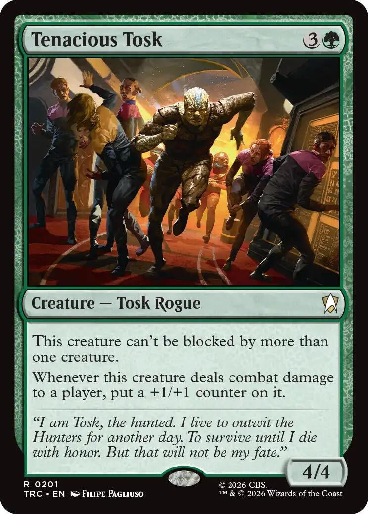 Image for Tenacious Tosk (Commander: Star Trek) (201) (TRC) - Magic: The Gathering