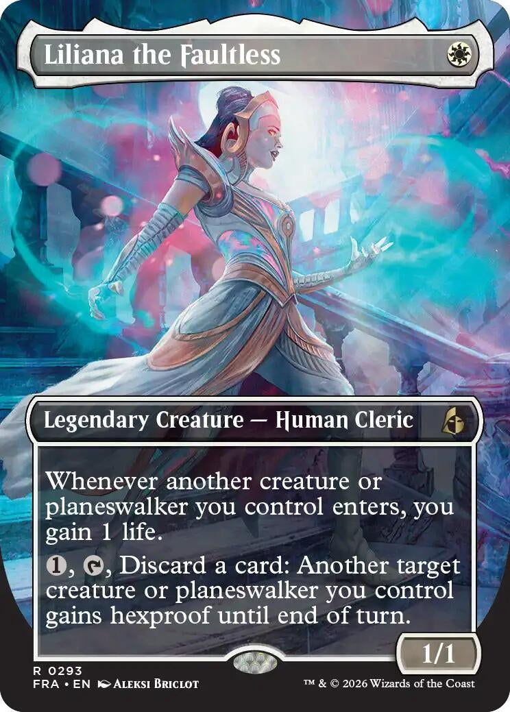 Image for Liliana the Faultless (Borderless) (Reality Fracture) (293) (FRA) - Magic: The Gathering