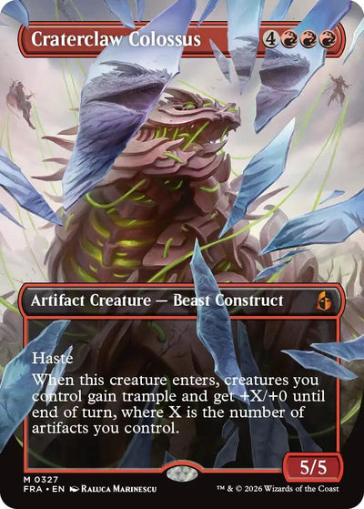 Craterclaw Colossus (Borderless) (0327) (Reality Fracture) (327) (FRA)