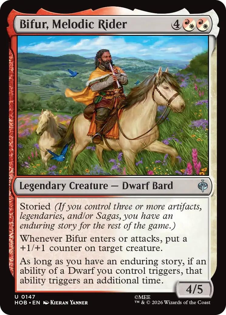 Image for Bifur, Melodic Rider (The Hobbit) (147) (HOB) - Magic: The Gathering