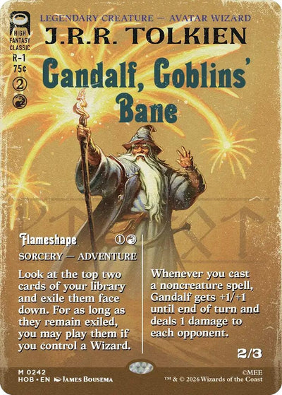Gandalf, Goblins' Bane (Borderless) (The Hobbit) (242) (HOB)