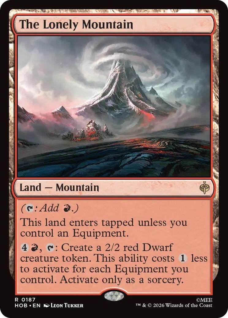 Image for The Lonely Mountain (The Hobbit) (187) (HOB) - Magic: The Gathering