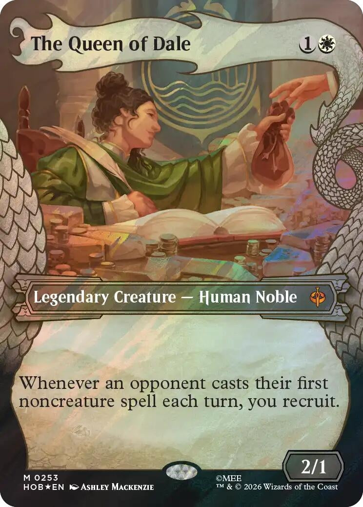 Image for The Queen of Dale (Showcase) (Surge Foil) (The Hobbit) (253) (HOB) - Magic: The Gathering
