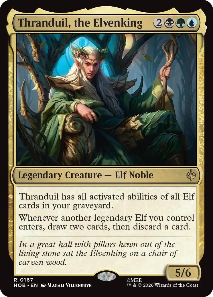 Image for Thranduil, the Elvenking (The Hobbit) (167) (HOB) - Magic: The Gathering