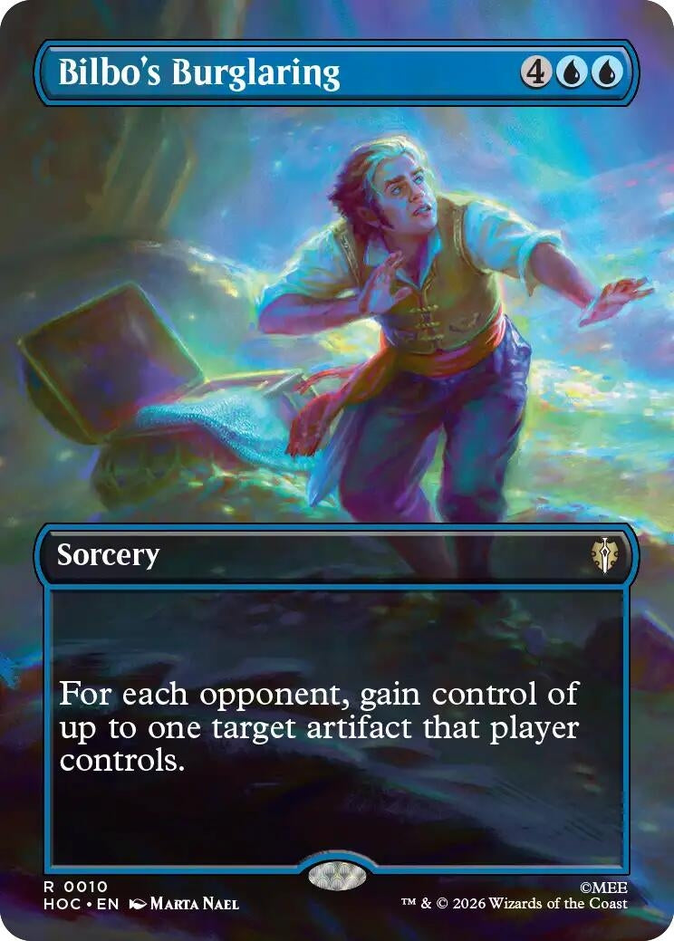 Image for Bilbo's Burglaring (Borderless) (The Hobbit: Eternal-Legal) (10) (HOC) - Magic: The Gathering