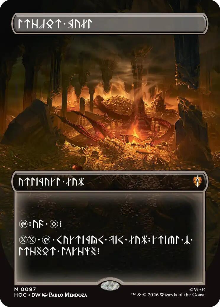 Image for Treasure Vault (Borderless) (Dwarvish) (The Hobbit: Eternal-Legal) (97) (HOC) - Magic: The Gathering