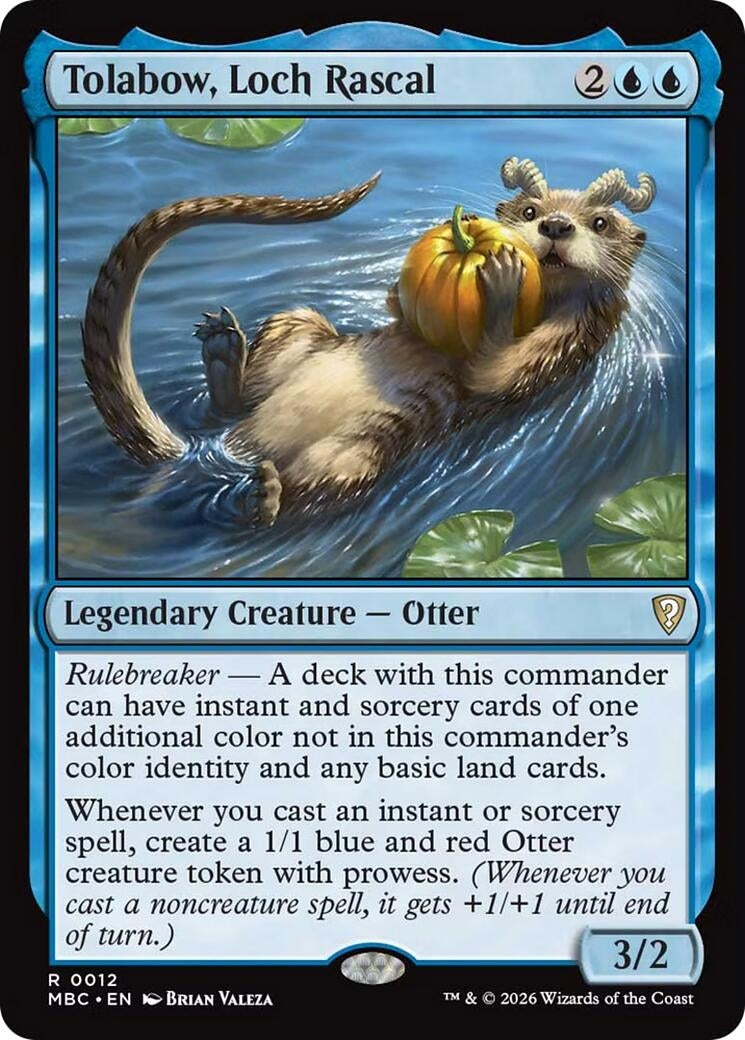 Image for Tolabow, Loch Rascal (Mystery Booster Commander Edition) (12) (MBC) - Magic: The Gathering