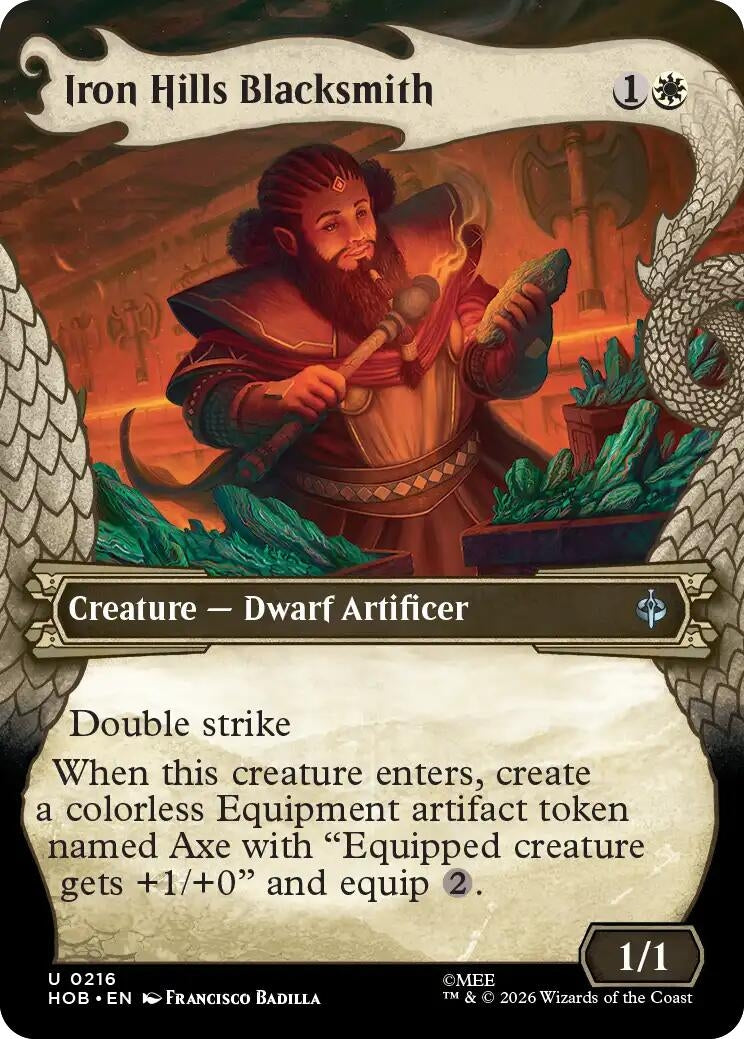 Image for Iron Hills Blacksmith (Showcase) (The Hobbit) (216) (HOB) - Magic: The Gathering