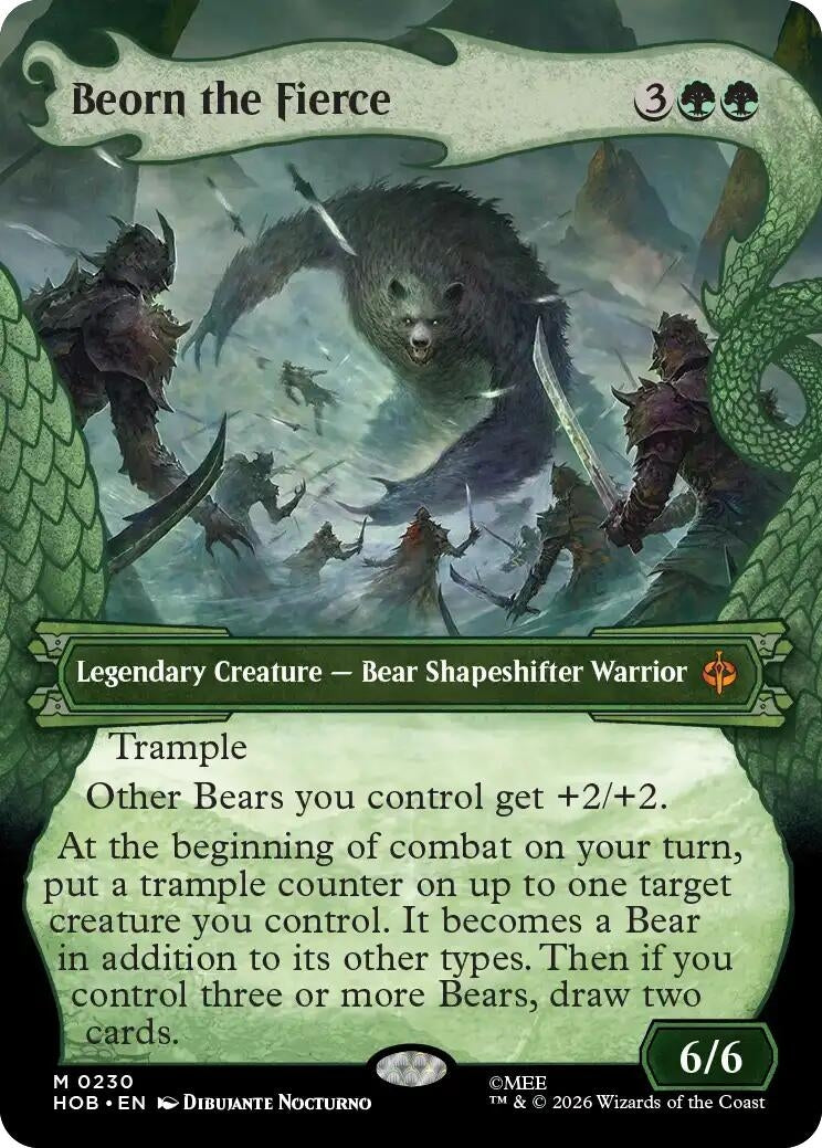 Image for Beorn the Fierce (Showcase) (The Hobbit) (230) (HOB) - Magic: The Gathering