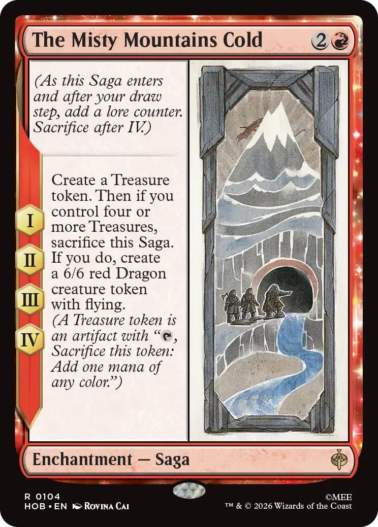 Image for The Misty Mountain Cold (The Hobbit) (104) (HOB) - Magic: The Gathering