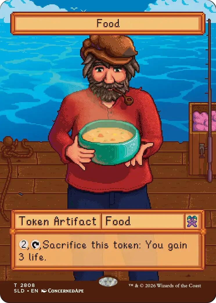 Image for Food Token (2808) (Secret Lair Drop Series) (2808) (SLD) - Magic: The Gathering