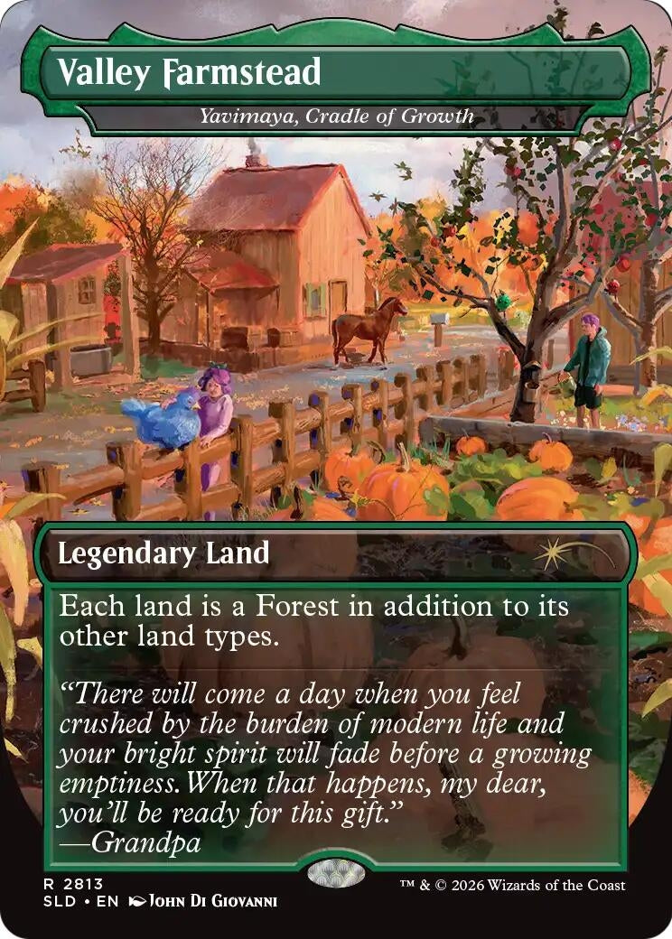 Image for Valley Farmstead - Yavimaya, Cradle of Growth (Secret Lair Drop Series) (2813) (SLD) - Magic: The Gathering