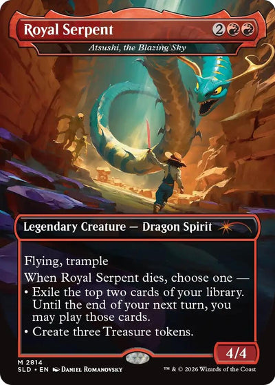 Royal Serpent - Atsushi, the Blazing Sky (Secret Lair Drop Series) (2814) (SLD)