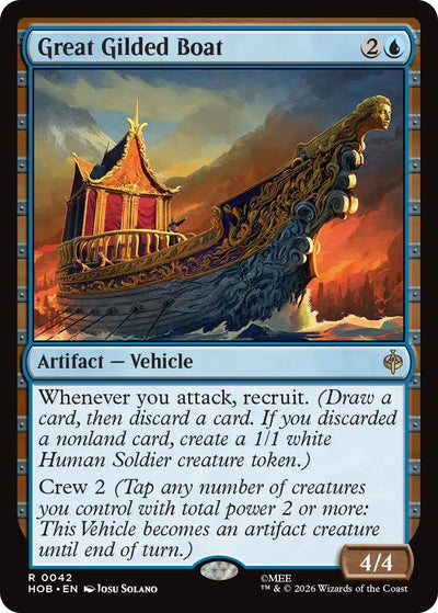 Great Gilded Boat (The Hobbit) (42) (HOB)