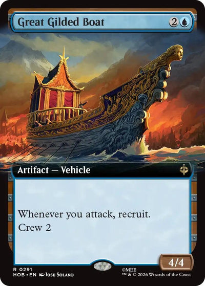 Great Gilded Boat (Extended Art) (The Hobbit) (291) (HOB)
