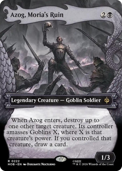 Azog, Moria's Ruin (Showcase) (The Hobbit) (222) (HOB)