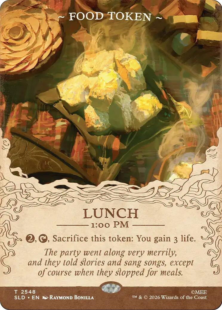 Image for Food Token (2548) (Secret Lair Drop Series) (2548) (SLD) - Magic: The Gathering