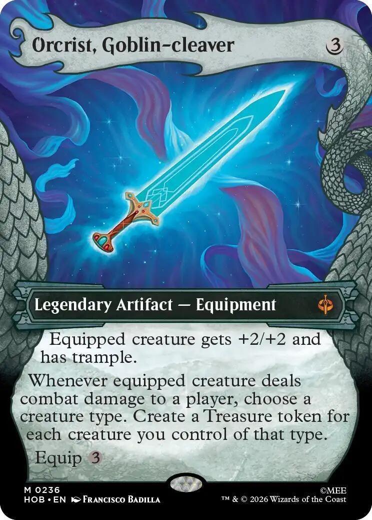 Image for Orcrist, Goblin-cleaver (Showcase) (The Hobbit) (236) (HOB) - Magic: The Gathering