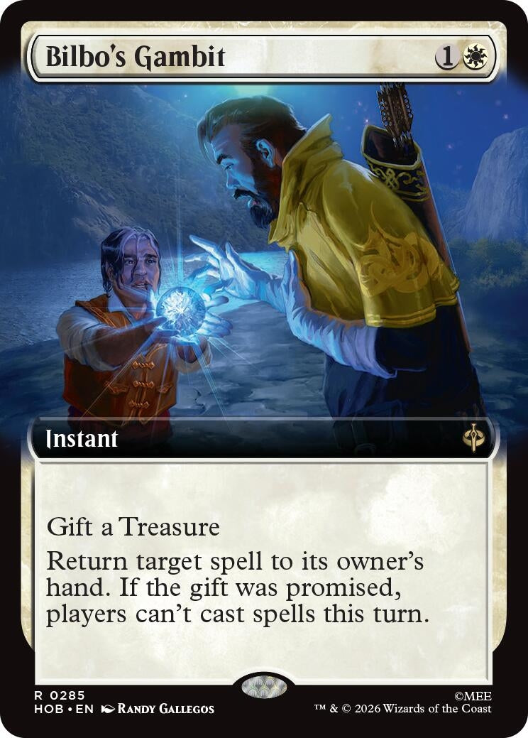 Image for Bilbo's Gambit (Extended Art) (The Hobbit) (285) (HOB) - Magic: The Gathering