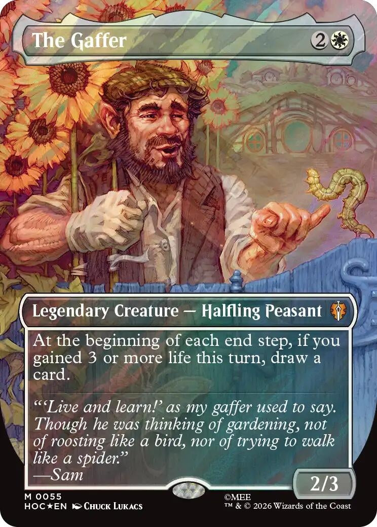 Image for The Gaffer (Borderless) (Surge Foil) (The Hobbit: Eternal-Legal) (55) (HOC) - Magic: The Gathering