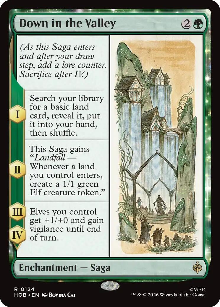 Image for Down in the Valley (The Hobbit) (124) (HOB) - Magic: The Gathering